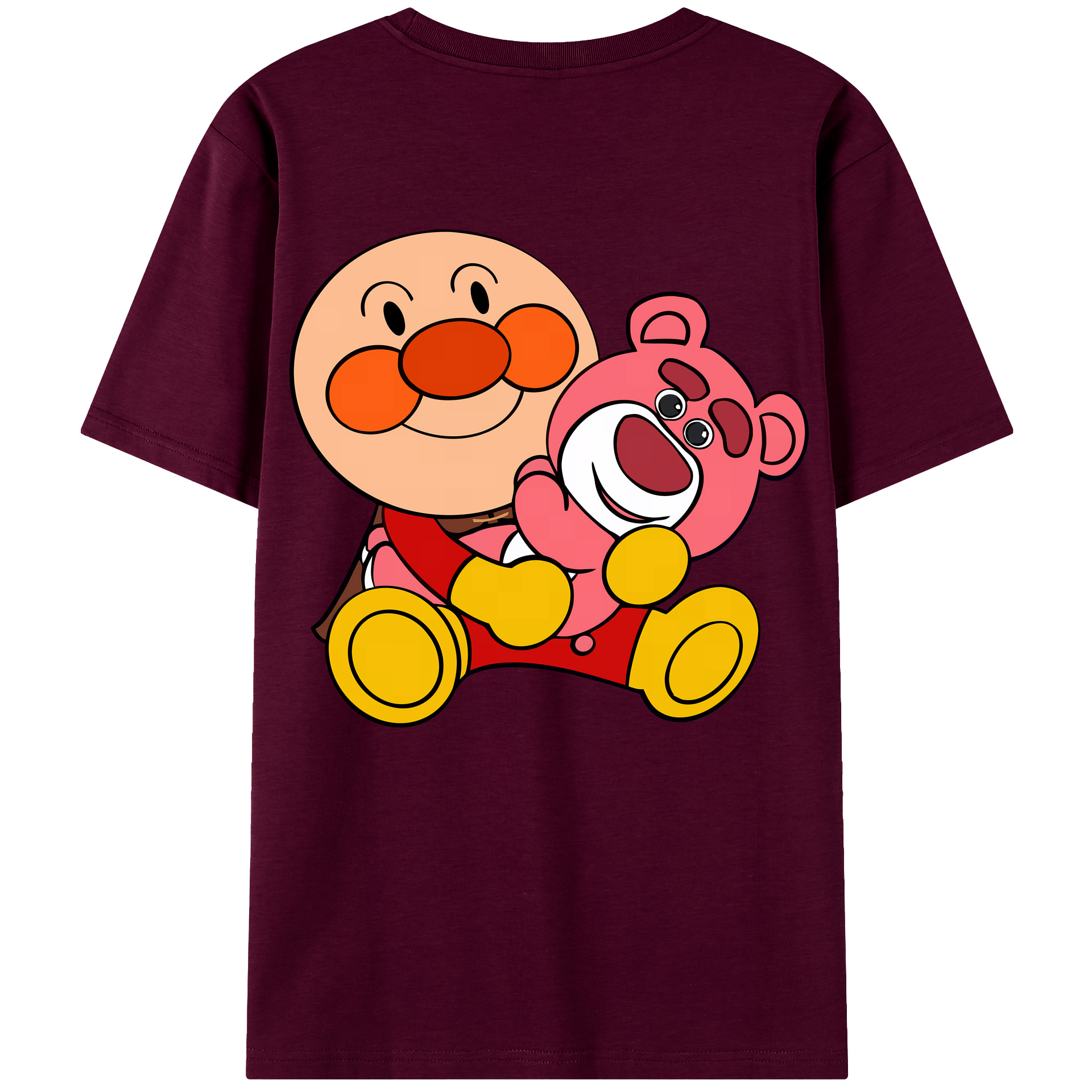 （画像用） アンパンマン Anpanman レディース半袖Tシャツ(バックプリント)